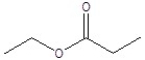 Give the structure of a compound that has a formula of C<sub>5</sub>H<sub>10</sub>O<sub>2,</sub> and has a triplet (3H, 1.1 ppm) , sextet (2H, 1.8 ppm) , triplet (2H, 2.3 ppm) and a singlet (3H, 3.8 ppm) in the <sup>1</sup>H NMR spectrum. A)    B)    C)    D)    E)   