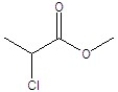Give the structure of a compound that has a formula of C<sub>4</sub>H<sub>7</sub>ClO<sub>2</sub> and has a triplet (3H, 1.1 ppm) , quintet (2H, 1.2 ppm) , triplet (1H, 4.4 ppm) , and singlet (1H, 11.6 ppm) in the <sup>1</sup>H NMR spectrum. A)    B)    C)    D)    E)   