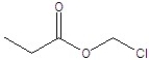 Give the structure of a compound that has a formula of C<sub>4</sub>H<sub>7</sub>ClO<sub>2</sub> and has a triplet (3H, 1.1 ppm) , quintet (2H, 1.2 ppm) , triplet (1H, 4.4 ppm) , and singlet (1H, 11.6 ppm) in the <sup>1</sup>H NMR spectrum. A)    B)    C)    D)    E)   