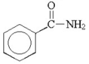 What is the common name for the following compound?   A) phenylcarbamide B) benzamide C) phenylmethanamide D) benzeneamide E) benzylamide