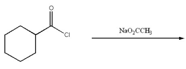 Provide the major organic product of the following.  