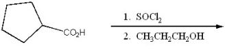 Provide the major organic product of the following.  