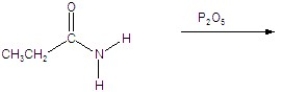 Give the product of the reaction.   A)    B)    C)    D) CH<sub>3</sub>C   N E) CH<sub>3</sub>CH<sub>2</sub>C   N
