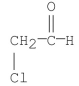 What is the common name for the following compound?   A) chloroaldehyde B) α-chloroacetaldehyde C) β-chloroacetaldehyde D) 2-chloroethanal E) α-chloroethanal