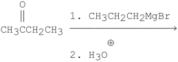 Which of the following reactions can be used to prepare 3-methyl-3-hexanol,   A)    B)    C)    D) A and B E) A, B, and C