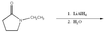 Provide the major organic product of the following.  