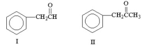 Propose an IR frequency that would distinguish between the following compounds:  