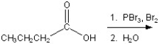 Give the major product for the following reaction.   A)    B)    C)    D)    E)   