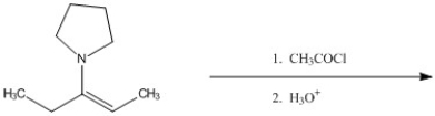 Give the major product for the following reaction.  