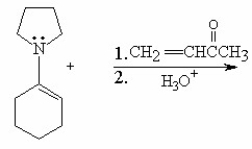 What is the major organic product from the following reaction?     A) I B) II C) III D) IV E) V