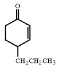Which of the following compounds will react with methyl vinyl ketone in a Robinson annulation to generate the cyclic enone below?   A) 1-pentene B) cyclohexanone C) 2-pentanone D) pentanal E) none of the above