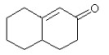 What materials would you use to prepare the following compound using a Robinson Annulation?     A) I B) II C) III D) IV E) V