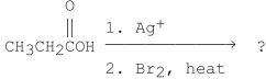 What is the major organic product of the following reaction   A) CH<sub>3</sub>CH<sub>2</sub>Br B)    C)    D)    E)   