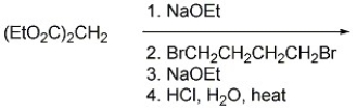 Provide the major organic product(s)of the reaction shown below.  