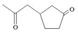 Provide a synthesis of the compound shown below from 2-cyclopenten-1-one and acetoacetic ester.  
