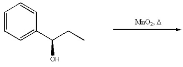 Provide the structure of the major organic product of the following reaction.  