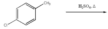 Provide the structure of the major organic product of the following reaction.  