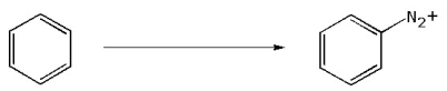 Which reagent is least likely to be used in the conversion shown?   A) Na<sub>2</sub>Cr<sub>2</sub>O<sub>7</sub> B) HNO<sub>3</sub> C) Sn D) NaNO<sub>2</sub> E) HCl