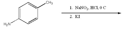 Provide the structure of the major organic product of the following reaction.  