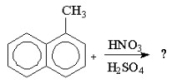 What is the major product of the following reaction?     A) I B) II C) III D) A and B equally E) A and C equally
