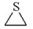 What is the systematic name for the following compound?   A) aziridine B) oxetane C) oxirane D) azetidine E) thiirane