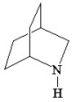What is the systematic name of the following compound?   A) 1-azabicyclo[2.2.2]heptane B) 2-azatricyclo[2.2.2]heptane C) 2-azabicyclo[2.2.2]octane D) 2-azabicyclo[2.2.2]heptane E) 2-azabicyclo[2.2.0]octane
