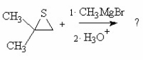 What is the major product of the following reaction?     A) I B) II C) III D) IV E) V