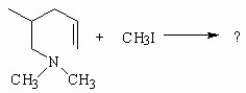 What is the product of the following reaction?     A) I B) II C) III D) IV E) V