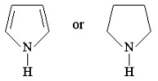 Circle the stronger base in the pair below, and briefly explain your choice.  