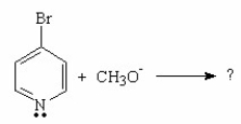What is the major product of the following reaction?     A) I B) II C) III D) IV E) V