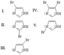 What is the major product of the following reaction?     A) I B) II C) III D) IV E) V