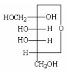 Which of the following is the Haworth projection of a α-D-tagatofuranose?     A) I B) II C) III D) IV E) V