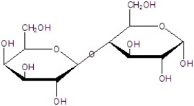 Give the name for the following compound.   A) 4-O-(a-D-glucopyranosyl) -a-D-glucopyranose B) 4-O-(a-D-glucopyranosyl) -b-D-glucopyranose C) 4-O-(b-D-glucopyranosyl) - a-D-glucopyranose D) 4-O-(b-D-glucopyranosyl) - b-D-glucopyranose E) 4-O-(b-D-galactopyranosyl) -a-D-glucopyranose