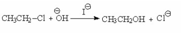 Which of the following is a step in the mechanism of the reaction shown below?     A) I B) II C) III D) IV E) V