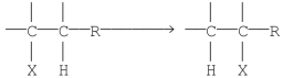 Which of the following best represents the chemical reaction catalyzed by B<sub>12</sub>-dependent enzymes? A)    B)    C)    D)    E)   