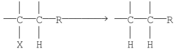 Which of the following best represents the chemical reaction catalyzed by B<sub>12</sub>-dependent enzymes? A)    B)    C)    D)    E)   