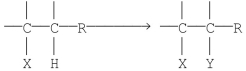 Which of the following best represents the chemical reaction catalyzed by B<sub>12</sub>-dependent enzymes? A)    B)    C)    D)    E)   