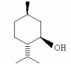 Circle the isoprene units present in menthol below.  