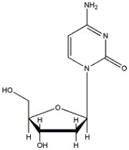 Identify the nucleoside shown below.