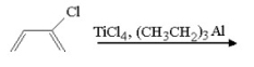 Draw the structure of the polymer produced in the following reaction.  