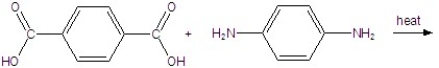 Give the product of the following polymerization.  