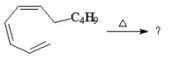 What is the product of the following 1,7-hydrogen shift?     A) I B) II C) III D) IV E) V