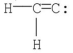 Which of the following is the most likely electronic structure for C<sub>2</sub>H<sub>2</sub>? A)    B)    C)    D) H-C   C-H E)   