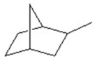 Identify the number of tertiary carbons in the following structure.   A) 2 B) 3 C) 4 D) 5 E) 6