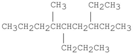 Provide an acceptable name for the alkane shown below.  