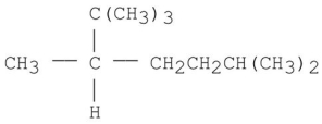 Provide an acceptable name for the alkane shown below.  