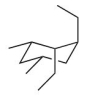 How many axial hydrogens are present in this molecule?   A) 2 B) 3 C) 4 D) 5 E) 6