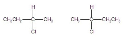 Identify the pair of compounds.   A) identical B) conformational isomers C) constitutional isomers D) configurational isomers E) none of the above