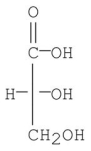 The configuration of R-(+) -glyceraldehyde is as follows:   What is the absolute configuration of (-) -lactic acid?   A) R configuration B) L configuration C) S configuration D) R and S configuration E) D and L configuration