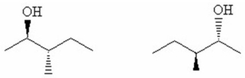 Which of the following terms best describes the pair of compounds shown: enantiomers,diastereomers,or the same compound?  